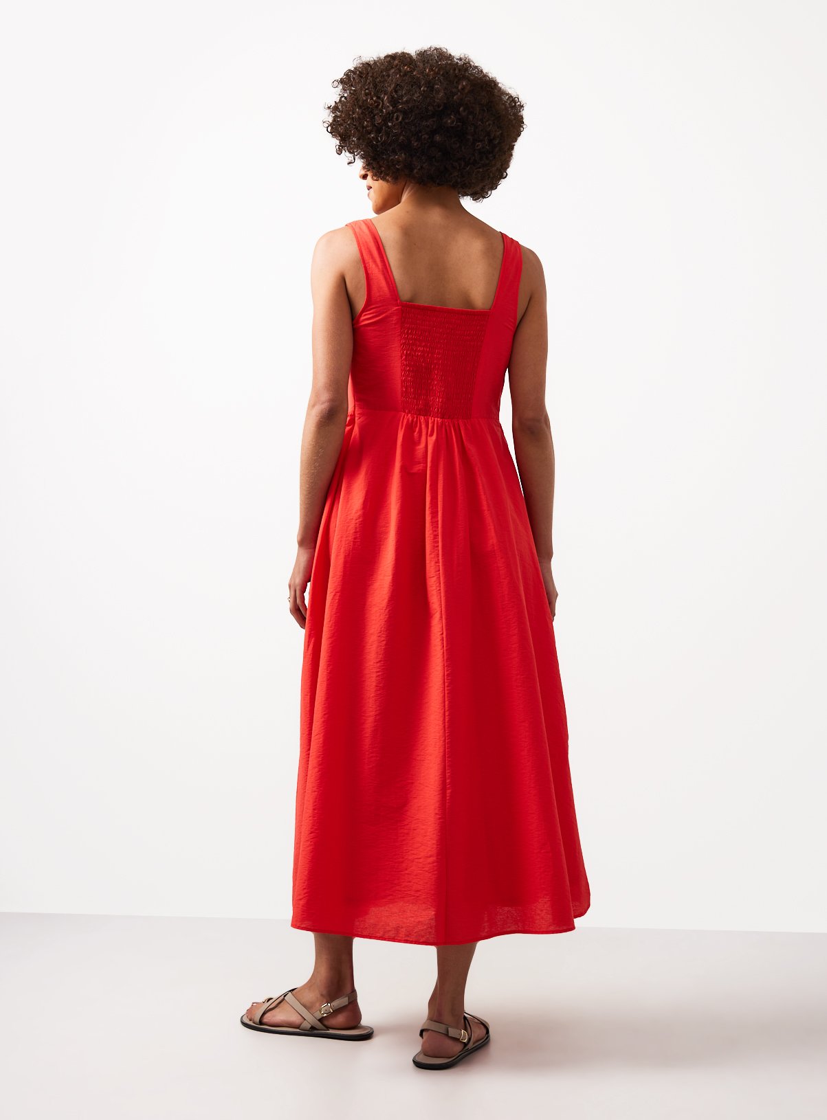 Red Midi Tennis Dress 16 - Image 4 thumbnail